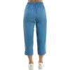 imageZac ampamp Rachel Womens Tencel Capri Length Button Front Pant with Stitched Utility Pocket and AnkleMedium Wash