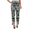 imageZac ampamp Rachel Womens PullOn Ankle Length Pant with Tummy Control Waist BandBlack Multi Rose