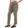 imageZac ampamp Rachel Womens PullOn Ankle Length Pant with Tummy Control Waist BandBrownTerra Cotta Plaid