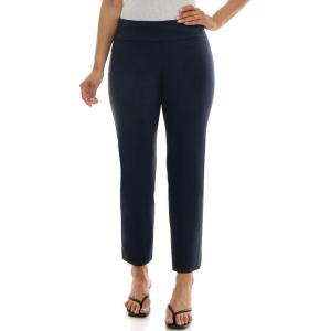 imageZac ampamp Rachel Womens PullOn Ankle Length Pant with Tummy Control Waist BandNavy Blazer