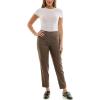 imageZac ampamp Rachel Womens Pullon Ankle Length Pants with Millennium FabricBrown Pinstripe