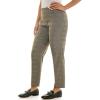 imageZac ampamp Rachel Womens Pullon Ankle Length Pants with Millennium FabricBrownTerra Cotta Plaid