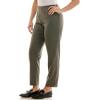 imageZac ampamp Rachel Womens Pullon Ankle Length Pants with Millennium FabricHeathered Dark Brown