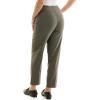 imageZac ampamp Rachel Womens Pullon Ankle Length Pants with Millennium FabricHeathered Dark Brown