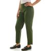 imageZac ampamp Rachel Womens Pullon Ankle Length Pants with Millennium FabricKombu Green