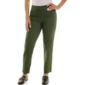 imageZac ampamp Rachel Womens Pullon Ankle Length Pants with Millennium FabricKombu Green