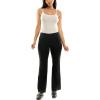 imageZac ampamp Rachel Womens Slim Leg Pants with Flared Opening BottomBlack