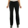 imageZac ampamp Rachel Womens Slim Leg Pants with Flared Opening BottomBlack