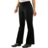 imageZac ampamp Rachel Womens Slim Leg Pants with Flared Opening BottomBlack