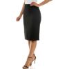imageZac ampamp Rachel Womens Pull on Compression Ponte Skirt with Pintucking and Front SeamBlack