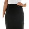 imageZac ampamp Rachel Womens Pull on Compression Ponte Skirt with Pintucking and Front SeamBlack