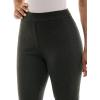 imageZac ampamp Rachel Womens Pull on Compression Ponte Slim Leg Pant with Side StitchingDark Pebble