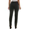 imageZac ampamp Rachel Womens Pull on Compression Ponte Slim Leg Pant with Side StitchingDark Pebble