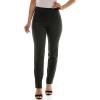 imageZac ampamp Rachel Womens Pull on Compression Ponte Slim Leg Pant with Side StitchingDark Pebble