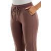 imageZac ampamp Rachel Womens Pull on Jogger Pant with Tie Front and Side PocketsPeppercorn