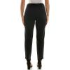 imageZac ampamp Rachel Womens Pull on Slim Leg Compression Pant with Pleather Trims and Functional Pocket with Stitch DetailBlack