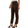 imageZac ampamp Rachel Womens Pull on Slim Leg Compression Pant with Pleather Trims and Functional Pocket with Stitch DetailChocolate