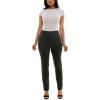 imageZac ampamp Rachel Womens Pull on Compression Ponte Slim Leg Pant with Side StitchingDark Pebble