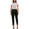 imageZac ampamp Rachel Womens Pull on Slim Leg Compression Pant with Pleather Trims and Functional Pocket with Stitch DetailBlack