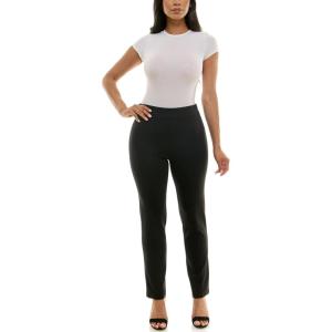 imageZac ampamp Rachel Womens Pull on Compression Ponte Slim Leg Pant with Side StitchingBlack