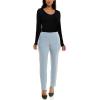 image:imageZac amp Rachel Womens Millennium Fabric  Slim Leg PullOn PantChambray