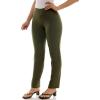 image:imageZac amp Rachel Womens Millennium Fabric  Slim Leg PullOn PantGrape Leaf