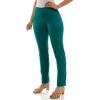 image:imageZac amp Rachel Womens Millennium Fabric  Slim Leg PullOn PantHarbor Blue