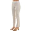 image:imageZac amp Rachel Womens Millennium Fabric  Slim Leg PullOn PantHeathered Cream