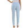 image:imageZac amp Rachel Womens Millennium Fabric  Slim Leg PullOn PantHeathered Riviera