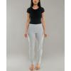 image:imageZac amp Rachel Womens Millennium Fabric  Slim Leg PullOn PantHeathered Smoke