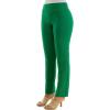 image:imageZac amp Rachel Womens Millennium Fabric  Slim Leg PullOn PantJolly Green