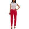 image:imageZac amp Rachel Womens Millennium Fabric  Slim Leg PullOn PantLipstick Red