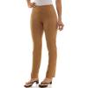 image:imageZac amp Rachel Womens Millennium Fabric  Slim Leg PullOn PantToasted Coconut