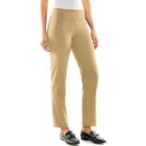 image:imageZac amp Rachel Womens Millennium Fabric  Slim Leg PullOn PantChino