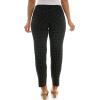 image:imageZac amp Rachel Womens PullOn Ankle Length Pants with Millennium FabricBlackWhite