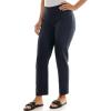 image:imageZac amp Rachel Womens PullOn Ankle Length Pants with Millennium FabricHeathered Navy