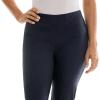 image:imageZac amp Rachel Womens PullOn Ankle Length Pants with Millennium FabricHeathered Navy