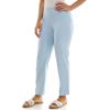image:imageZac amp Rachel Womens PullOn Ankle Length Pants with Millennium FabricHeathered Riviera