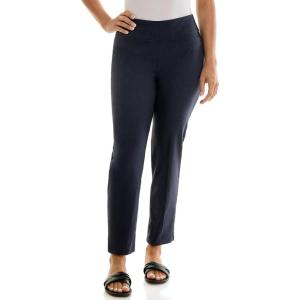 image:imageZac amp Rachel Womens PullOn Ankle Length Pants with Millennium FabricHeathered Navy
