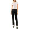 image:imageZac amp Rachel Womens Bond 18 Pull on with Faux Zipper Pockets Casual PantspantsBlack