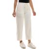 image:imageZac amp Rachel Womens Brushed Dty Wide Leg Crop with Functional Pockets and Tie WaistbandAntique White