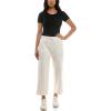 image:imageZac amp Rachel Womens Brushed Dty Wide Leg Crop with Functional Pockets and Tie WaistbandAntique White
