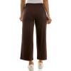image:imageZac amp Rachel Womens Brushed Dty Wide Leg Crop with Functional Pockets and Tie WaistbandEspresso