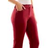 image:imageZac amp Rachel Womens Millennium Fabric Pant  Perfectly Designed Woven Stretch Combination That Makes for The Most FlatteringGarnet