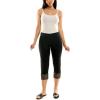 image:imageZac amp Rachel Womens Pull on Ankle Crop Length Ankle DetailsBlack
