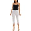 image:imageZac amp Rachel Womens Pull on Ankle Crop Length Ankle DetailsOptic White