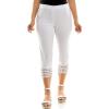 image:imageZac amp Rachel Womens Pull on Ankle Crop Length Ankle DetailsOptic White