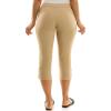 image:imageZac amp Rachel Womens Pull on Ankle Pant with Ankle DetailChino