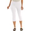 image:imageZac amp Rachel Womens Pull on Ankle Pant with Ankle DetailOptic White