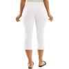 image:imageZac amp Rachel Womens Pull on Ankle Pant with Ankle DetailOptic White